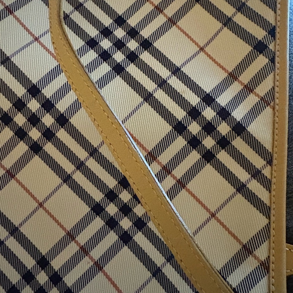 Burberry‎ Tan and Blue Check Shoulder project - Picture 8 of 16